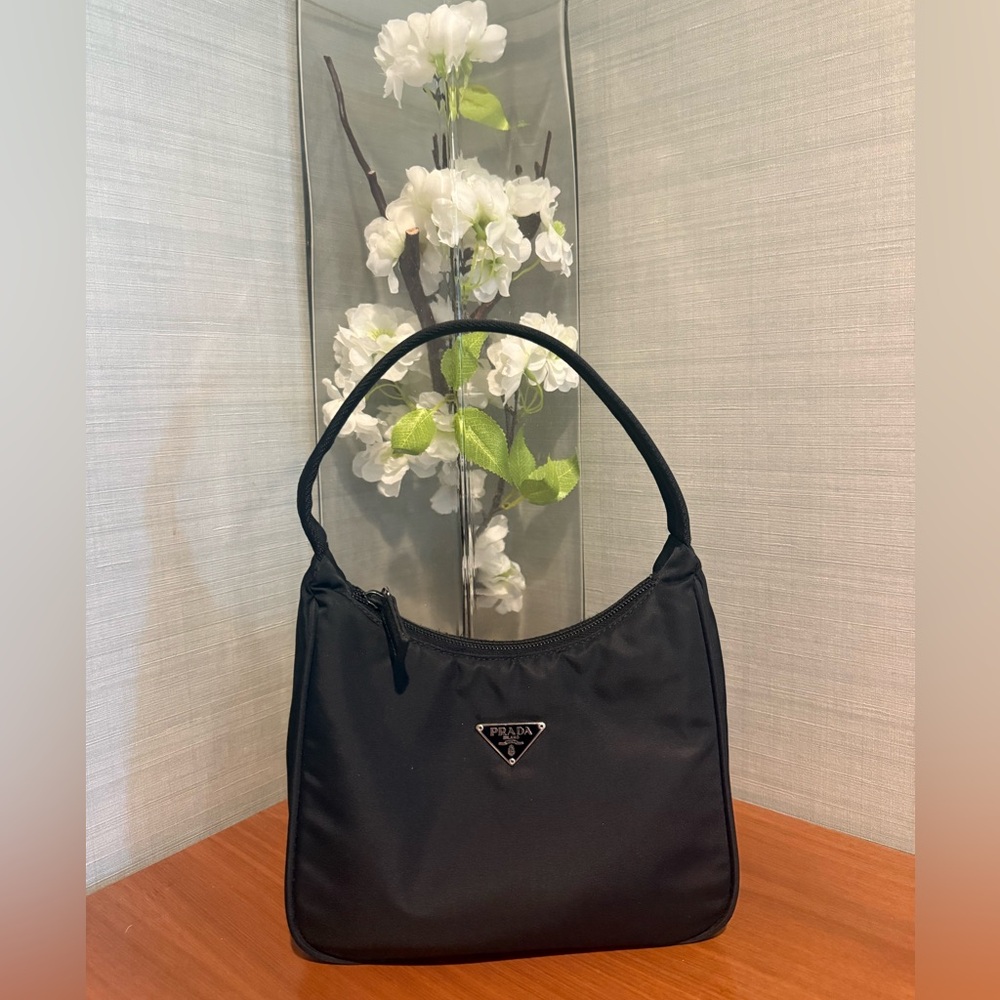 Prada Black Tessuto Nylon Mini Bag.